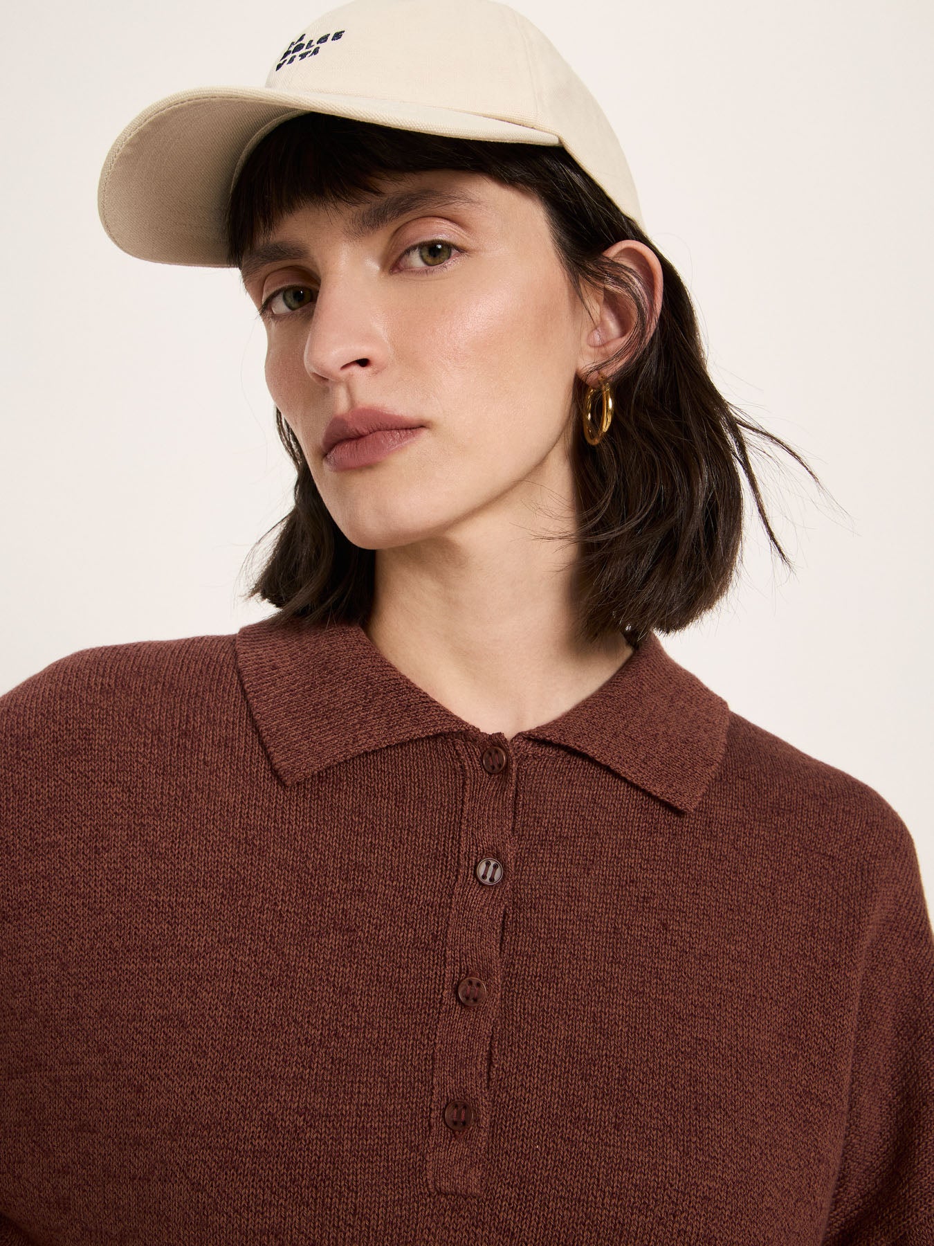 Halbarmpullover mit Polo-Kragen - Image 4