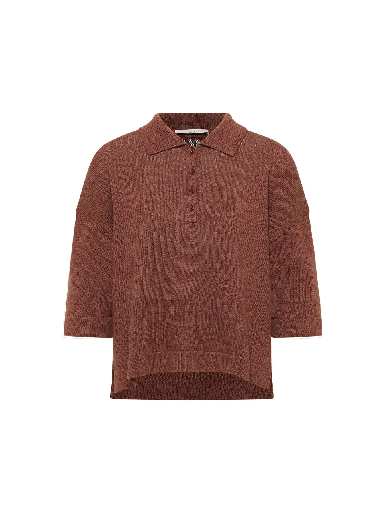 Halbarmpullover mit Polo-Kragen - Image 7