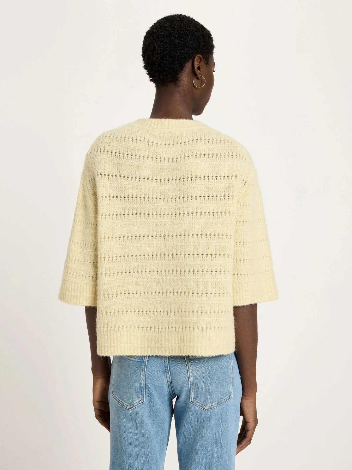 Strickjacke 3/4 Arm mit Ajour - Image 6